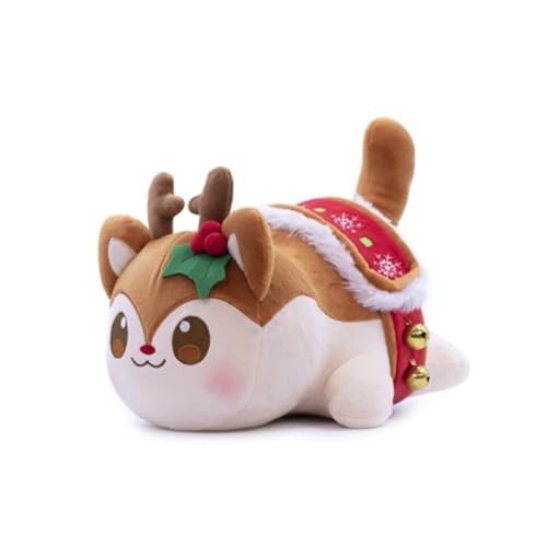 Threegoat Plüsch Ausgestopfte Katze Kawaii,Plüschtier Flauschiges,Fahrzeug gefüllte plüsch Geschenke für Heimdekoration, Freunde, Kindergeschenk（25cm） von Threegoat