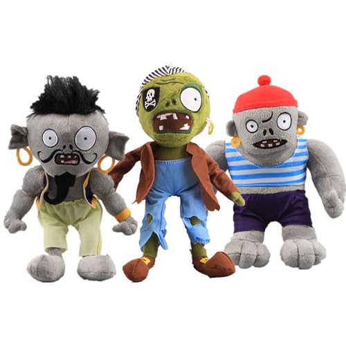 Zombies 3 Stück Plüschtier Pirat Zombie Gargantuar Magische Priaten Zombie Lampe aus Plüsch Zombies 3 Stück Plüschtier Pirat Zombie Gargantuar Magische Priaten Zombie Lampe aus Plüsch von Threegoat