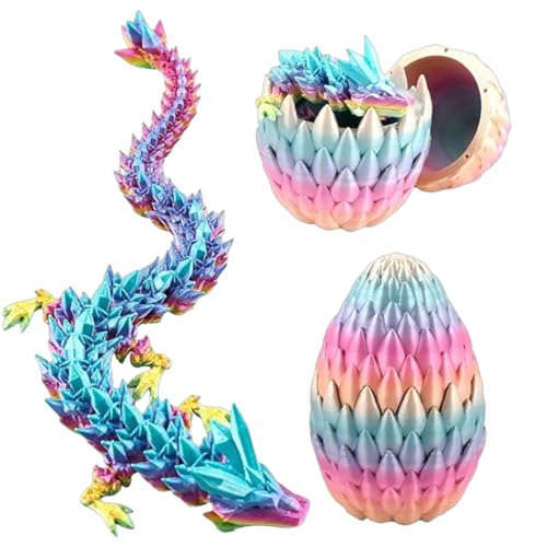 3D Gedrucktes Drachenei mit Drache, Geheimnisvolle 3D Druck Drache, Beweglicher 3D Gedruckter Drache Spielzeug, Überraschung Ostergeschenk für Kinder Erwachsene Geschenke 3D Gedrucktes Drachenei mit Drache, Geheimnisvolle 3D Druck Drache, Beweglicher 3D Gedruckter Drache Spielzeug, Überraschung Ostergeschenk für Kinder Erwachsene Geschenke von Thryviel
