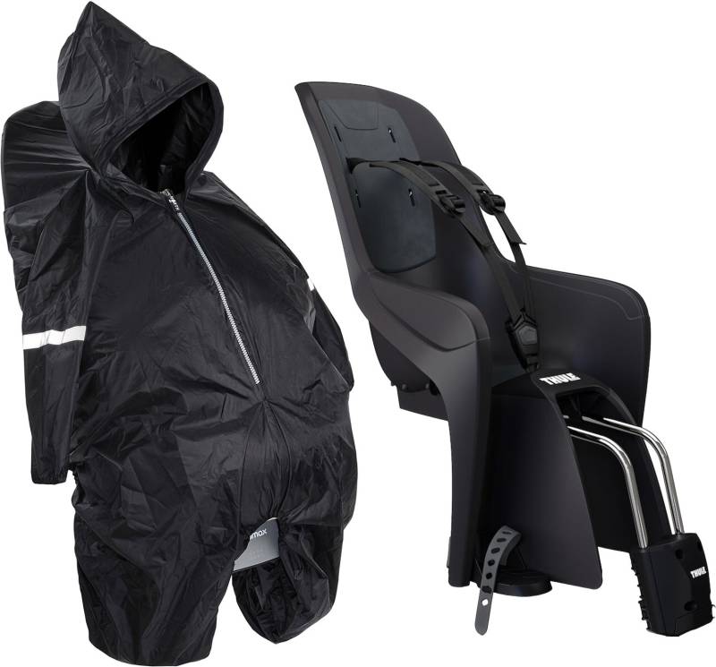 Thule Ride Along Lite 2 Frame Mount Fahrradsitz inkl. Regenschutz, Dark Gray von Thule