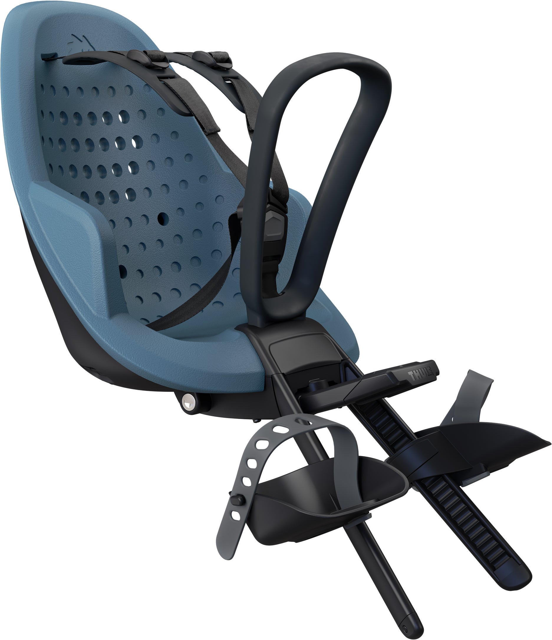 Thule Yepp 2 Mini Front Mount Fahrradsitz, Aegean Blue von Thule