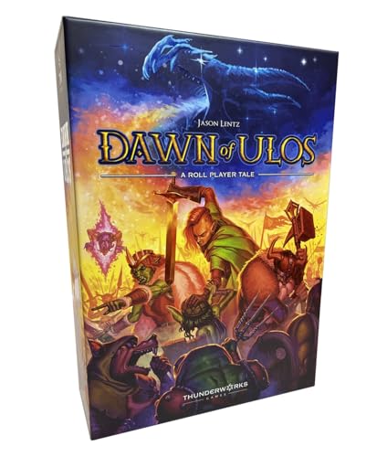 Dawn of Ulos - Wirtschaftsstrategie Fliesen Platzierung Spiel, Roll Player Tale, Thunderworks, Alter 14+, 1-5 Spieler, 60-90 min Dawn of Ulos - Wirtschaftsstrategie Fliesen Platzierung Spiel, Roll Player Tale, Thunderworks, Alter 14+, 1-5 Spieler, 60-90 min von Thunderworks Games