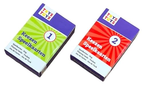 ThysToys Keezen Speelkaarten - Kaartspel geschikt voor Keezen bordspel - Keezenspel (twee Decks, totaal 120 kaarten) von ThysToys