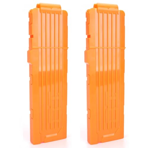 TiGog 2 Stück Clip Magazine für Nerf N Strike, 18-Darts Pfeile Clip Magazin, Schnell Nachladen Darts Pfeile Clip Magazin für Nerf N-Streik Elite Series Spielzeuggewehre, Orange TiGog 2 Stück Clip Magazine für Nerf N Strike, 18-Darts Pfeile Clip Magazin, Schnell Nachladen Darts Pfeile Clip Magazin für Nerf N-Streik Elite Series Spielzeuggewehre, Orange von TiGog