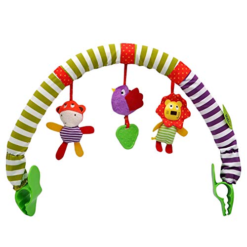 TiSkying Spielbogen Kinderwagen, Spielzeug, Cartoon, Baby, Reisen, Spielbogen, Spielzeug Babys, zum Aufhängen auf Bett, Kinderwagen, Reiseaktivitäten TiSkying Spielbogen Kinderwagen, Spielzeug, Cartoon, Baby, Reisen, Spielbogen, Spielzeug Babys, zum Aufhängen auf Bett, Kinderwagen, Reiseaktivitäten von Buosha