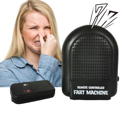 Tiajingzi Furzmaschine mit Fernbedienung, Drahtlose ferngesteuerte Furzmaschine mit realistischen Geräuschen, Tragbare Furzma schine, Spielzeug, Streiche, Gag-Geschenk für Kinder und Erwachsene von Tiajingzi