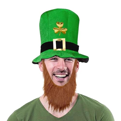 Tiajingzi St. Patricks Day Hut, grüner Kobold-Kopfschmuck, irisches Festival-Kostüm, St. Patrick's Day, Foto-Requisiten für Karneval, Party-Kostüme Tiajingzi St. Patricks Day Hut, grüner Kobold-Kopfschmuck, irisches Festival-Kostüm, St. Patrick's Day, Foto-Requisiten für Karneval, Party-Kostüme von Tiajingzi