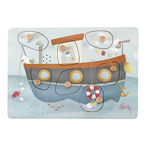 Little Dutch 4762 FSC Holz Greifpuzzle mit Geräuschen Boot Sailors Bay/Matrosen Bucht Little Dutch 4762 FSC Holz Greifpuzzle mit Geräuschen Boot Sailors Bay/Matrosen Bucht von Little Dutch