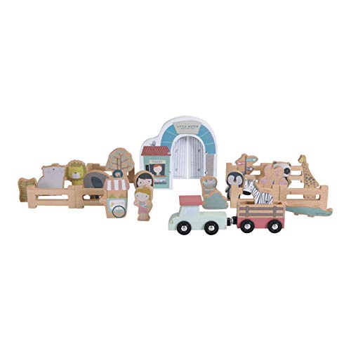 Little Dutch 4488 Holz Zoo Spiel Set mit Zubehör 28-teilig Little Dutch 4488 Holz Zoo Spiel Set mit Zubehör 28-teilig von Little Dutch