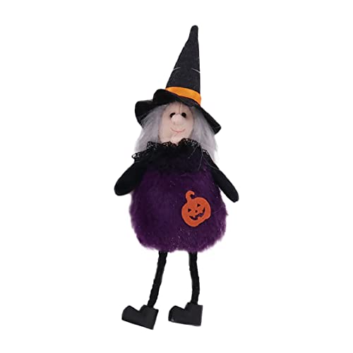 Halloween Herbst Hexe Deko Wichtel Zwerg Plüsch Dolls Kürbis Rudolph gesichtslose Puppe Halloween-Gesichtslose Puppe Herbst-Zwerge Halloween, Karneval, Mottoparty Geschenk (C, One Size) von TianWlio