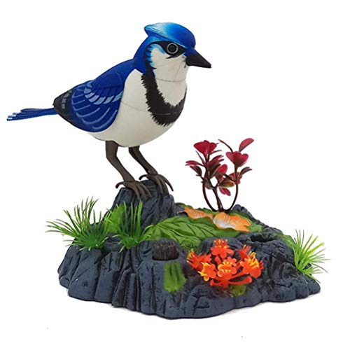 Singender zwitschernder Vogel, elektronischer sprechender Sich wiederholender Papagei, elektrisches Tierspielzeug Kinder, singender zwitschernder Vogel mit Singender zwitschernder Vogel, elektronischer sprechender Sich wiederholender Papagei, elektrisches Tierspielzeug Kinder, singender zwitschernder Vogel mit von Tianbi