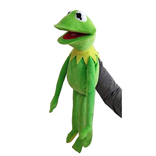 Tianbi Frosch Plüsch Handpuppe, 60cm Sesam Straße Die Muppet Show Puppe Kermit Anime Frosch Hand Plüsch Spielzeug Baby Tröstlich Stofftier Puppe Kinder Pädagogisches Spielzeug von Tianbi