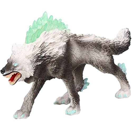 Wolf-Figur, Spielzeug, Tiermodelle, Spielzeug, Simulationsmodell, PVC, Schneewolf, Figuren, Ornamente, Tiermodell für Kinder von Tianbi