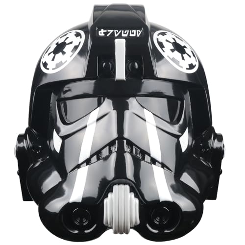 Tiangong T Fighter Pilot Clone Trooper Helm Deluxe Storm Trooper Cosplay Maske Halloween Sammlerstück Requisite von Tiangong