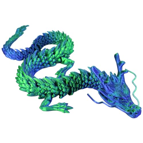 TiaoBug D Druck Drachen Fidget Spielzeug Artikuliertes Tierform Drachen Spielzeug Schreibtisch Home Office Deko Grün One Size TiaoBug D Druck Drachen Fidget Spielzeug Artikuliertes Tierform Drachen Spielzeug Schreibtisch Home Office Deko Grün One Size von TiaoBug