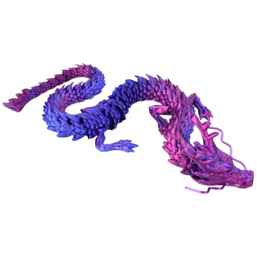 TiaoBug D Druck Drachen Fidget Spielzeug Artikuliertes Tierform Drachen Spielzeug Schreibtisch Home Office Deko Violett One Size TiaoBug D Druck Drachen Fidget Spielzeug Artikuliertes Tierform Drachen Spielzeug Schreibtisch Home Office Deko Violett One Size von TiaoBug