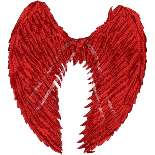 TiaoBug Erwachsene Glänzende Metallische Federflügel Und Federkopfschmuck Für Halloween Cosplay Party Typ 2 Einheitsgröße von TiaoBug