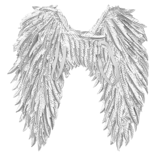 TiaoBug Glänzende Metallische Federflügel Und Foliengirlandenstirnband Für Halloweencosplayparty Typ 2 Einheitsgröße von TiaoBug