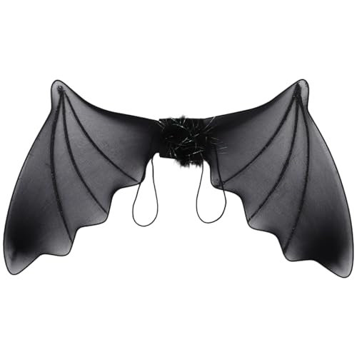 TiaoBug Halloween Spinnennetz Stirnband Plüsch Fledermausflügel Schwarze Spinne Cosplay Kostüm Zubehör Flügel B Einheitsgröße TiaoBug Halloween Spinnennetz Stirnband Plüsch Fledermausflügel Schwarze Spinne Cosplay Kostüm Zubehör Flügel B Einheitsgröße von TiaoBug