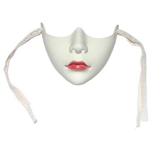 TiaoBug Masquerade Flügel Maske Schönheit Mechanische Halbmaske Cyberpunk Requisiten Für Cosplay Party Beige 1 Einheitsgröße von TiaoBug