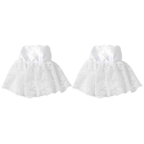 TiaoBug Viktorianische Spitze Jabot Manschetten Set Gothic Halskragen Abnehmbare Falsche Ärmel Party Fasching Mottoparty Zubehör Typ B One Size TiaoBug Viktorianische Spitze Jabot Manschetten Set Gothic Halskragen Abnehmbare Falsche Ärmel Party Fasching Mottoparty Zubehör Typ B One Size von TiaoBug