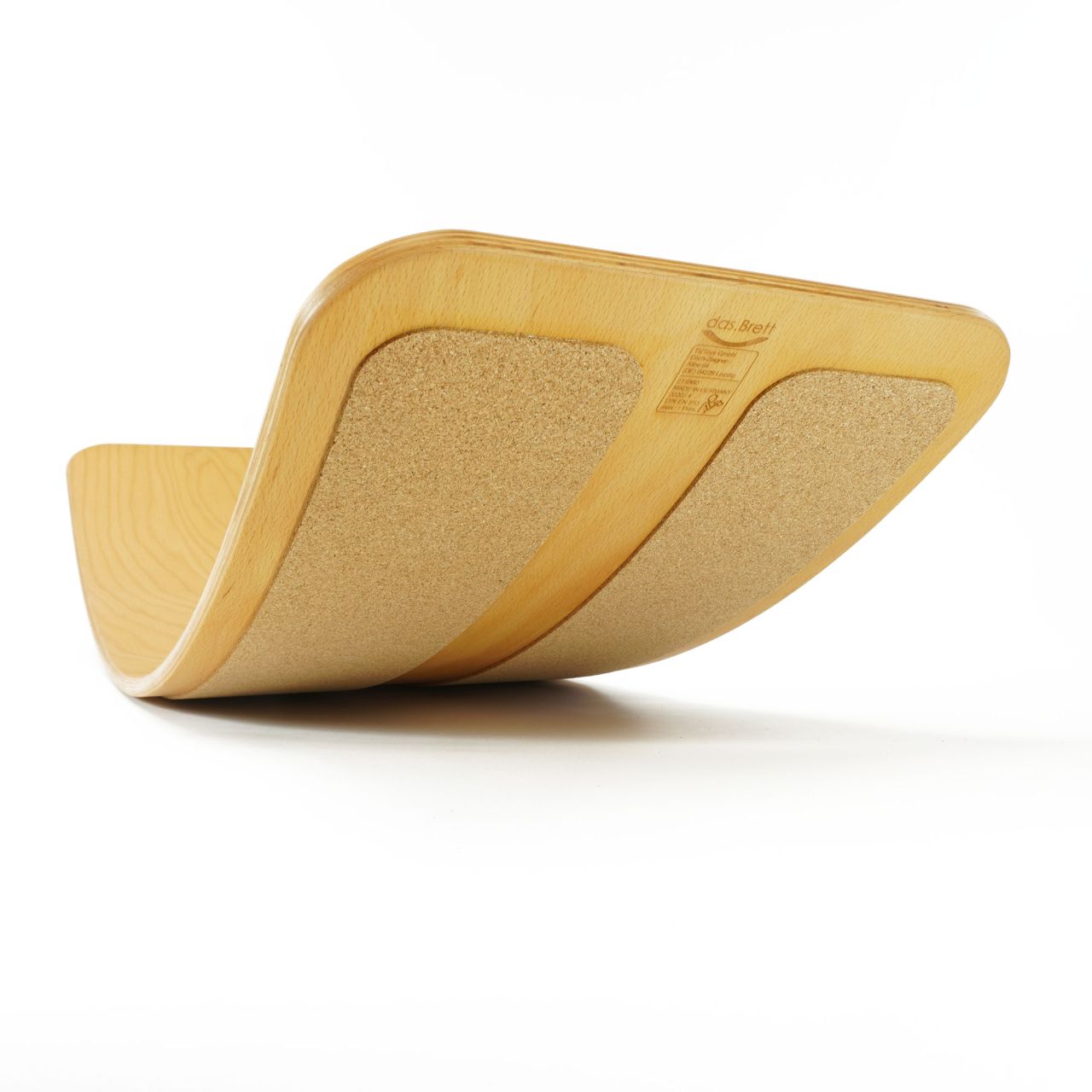 Balanceboard Buchenholz das.Brett natur geölt & Kork, TicToys Balanceboard Buchenholz das.Brett natur geölt & Kork, TicToys von TicToys