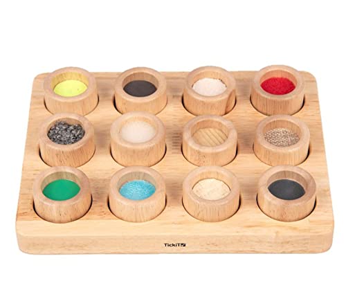 TickiT - Holz Touch & Match Touchmemo, Sensorisches Spiel, Ab 3 Jahren von tickit