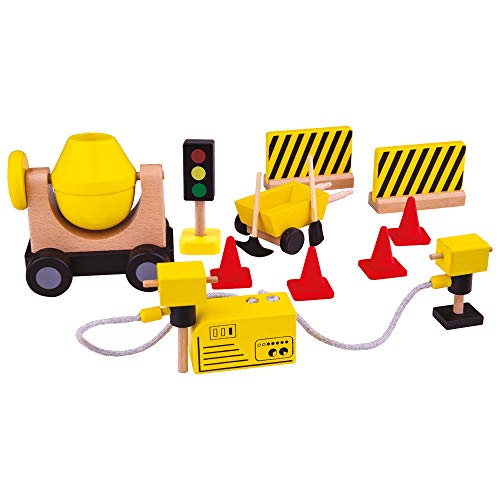Tidlo Playset BAU aus Holz - Baustellen-Set Tidlo Playset BAU aus Holz - Baustellen-Set von Tidlo