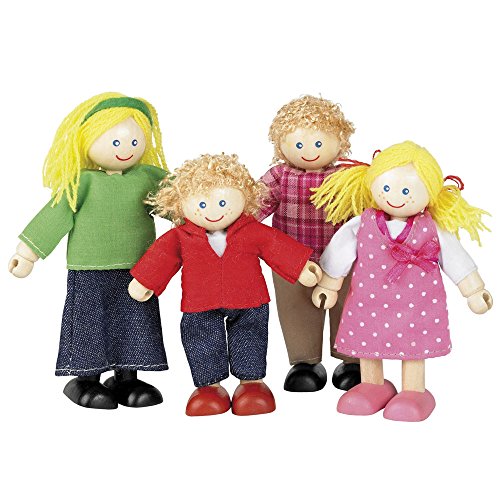 Tidlo T-0126 Dolls House Figurines Soft Dolls Playset, Mixed von Tidlo