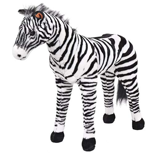 Tidyard Plüsch Zebra, realistisch gestaltetes Plüschtier, ca. 81 x 43 cm Plüsch + Stahlrahmen XXL Tidyard Plüsch Zebra, realistisch gestaltetes Plüschtier, ca. 81 x 43 cm Plüsch + Stahlrahmen XXL von Tidyard