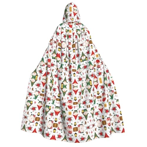 Kapuzenumhang mit süßem Zwergen-Aufdruck, für Erwachsene, für Halloween, Weihnachten, Party, Cosplay Kapuzenumhang mit süßem Zwergen-Aufdruck, für Erwachsene, für Halloween, Weihnachten, Party, Cosplay von TietYaer