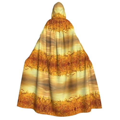 TietYaer Weizenfeldaufdruck Erwachsenen-Umhang mit Kapuze, Umhang mit Kapuze, Umhang, Halloween, Kapuzenumhang, Weihnachten, Party, Cosplay TietYaer Weizenfeldaufdruck Erwachsenen-Umhang mit Kapuze, Umhang mit Kapuze, Umhang, Halloween, Kapuzenumhang, Weihnachten, Party, Cosplay von TietYaer