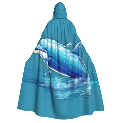 Umhang mit Kapuze für Erwachsene, Delphin Out of Water, für Halloween, Weihnachten, Party, Cosplay Umhang mit Kapuze für Erwachsene, Delphin Out of Water, für Halloween, Weihnachten, Party, Cosplay von TietYaer