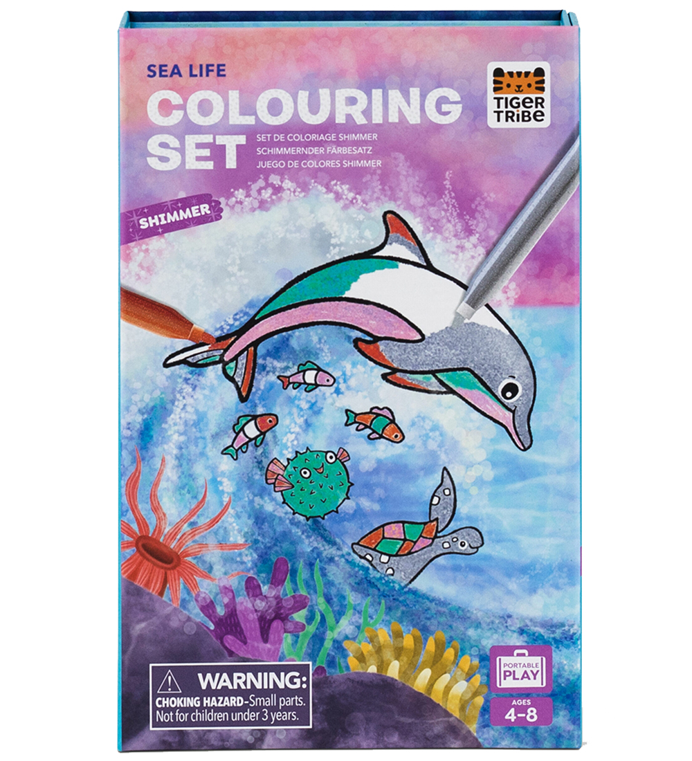 Tiger Tribe Buntstifte-Set - Shimmer Malset - Sea Life - Tiger Tribe - One Size - Buntstiftsets Tiger Tribe Buntstifte-Set - Shimmer Malset - Sea Life - Tiger Tribe - One Size - Buntstiftsets von Tiger Tribe