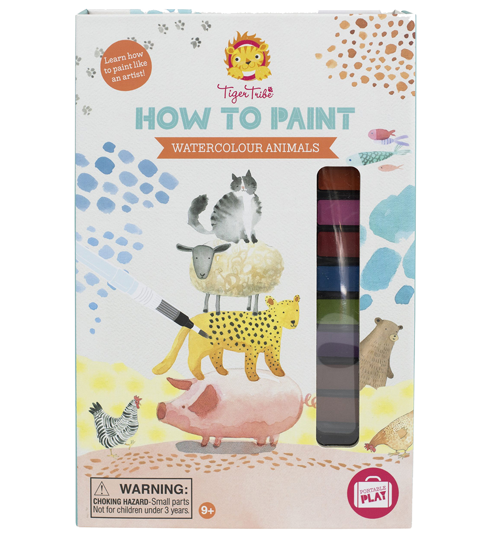 Tiger Tribe Buntstifte-Set - Wie man malt - Aquarell Animals - Tiger Tribe - One Size - Buntstiftsets Tiger Tribe Buntstifte-Set - Wie man malt - Aquarell Animals - Tiger Tribe - One Size - Buntstiftsets von Tiger Tribe