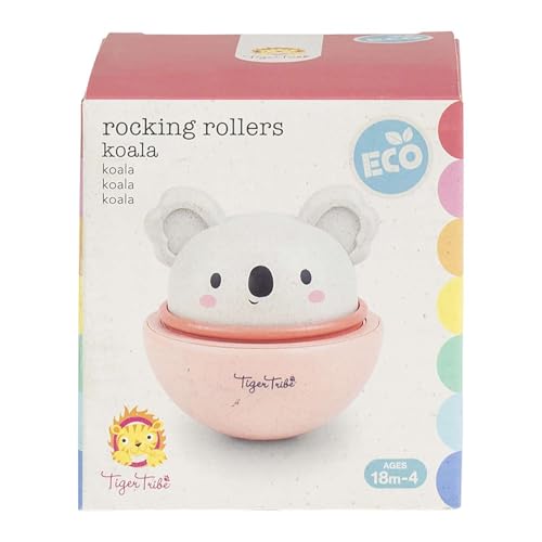 Tiger Tribe ECO Rocking Rollers (Koala) - 2-in-1 Rock & Rolling Animal Car On Wheels, Interaktive Spielzeugautos, Fahrzeuggeschenke für Kleinkinder & Kinder, Nachhaltig Hergestellt mit Biokunststoff von Tiger Tribe