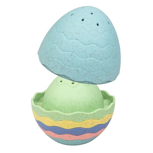 Tiger Tribe ECO Stack & Pour Badeei Spielzeug, 7 Count, Grün/Gelb, nachhaltiger Biokunststoff, für Kleinkinder ab 12 Monaten Tiger Tribe ECO Stack & Pour Badeei Spielzeug, 7 Count, Grün/Gelb, nachhaltiger Biokunststoff, für Kleinkinder ab 12 Monaten von Tiger Tribe