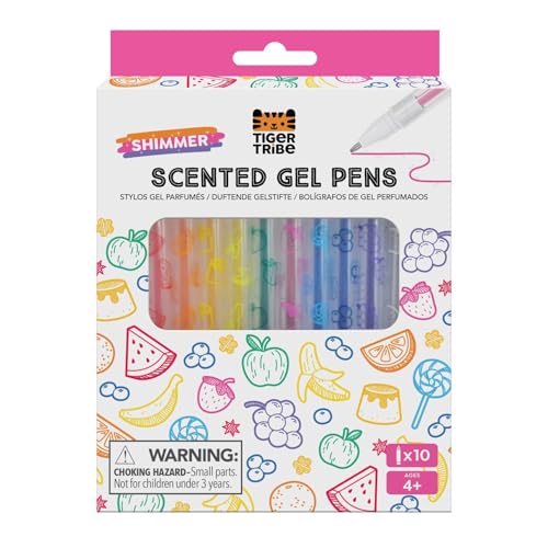 Tiger Tribe Glitzer Gelstifte Set - duftende Schreibwaren für Kinder Tiger Tribe Glitzer Gelstifte Set - duftende Schreibwaren für Kinder von Tiger Tribe