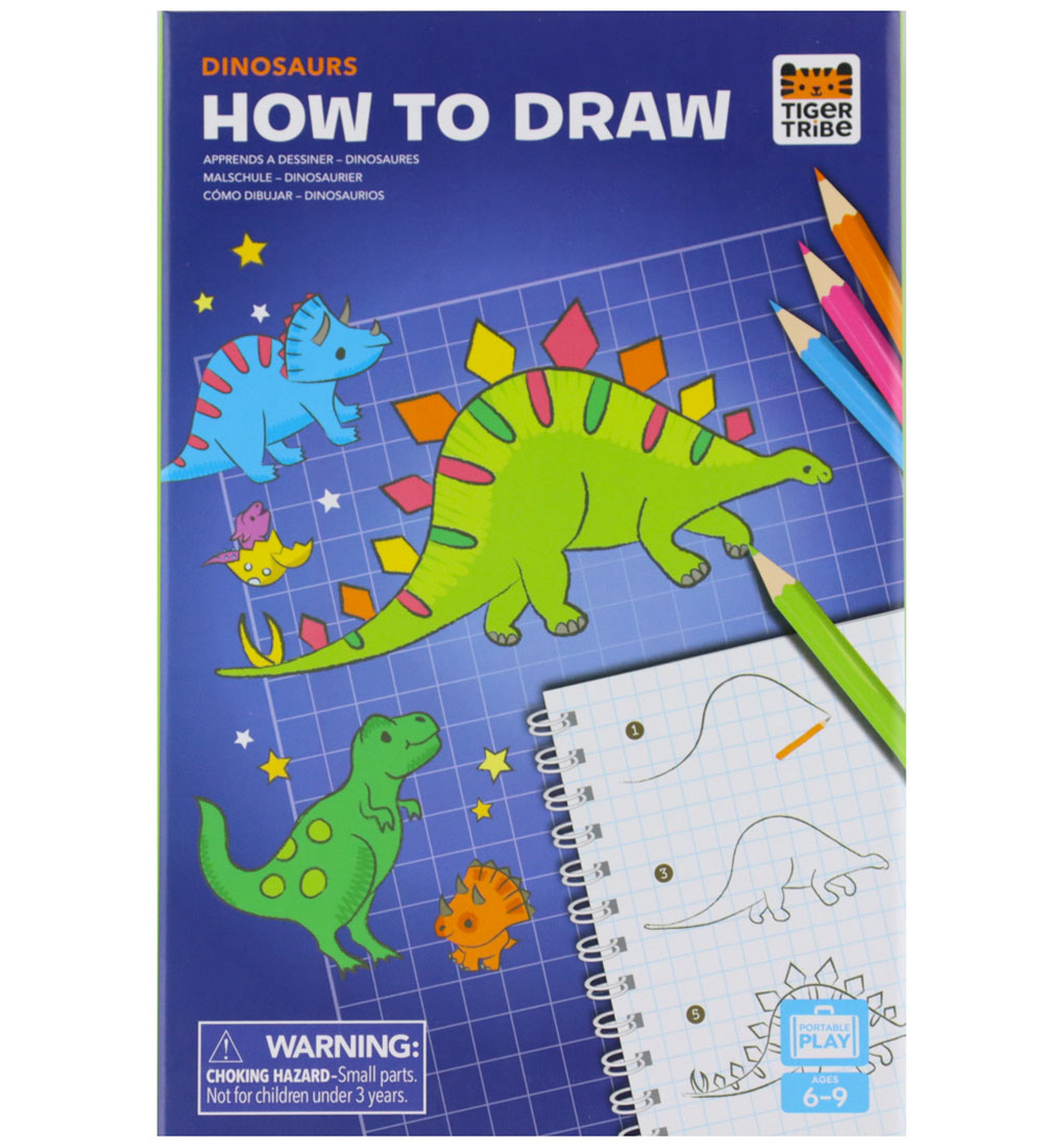 Tiger Tribe Malset - Zeichnen lernen - Dinosaurs - Tiger Tribe - One Size - Buntstiftsets Tiger Tribe Malset - Zeichnen lernen - Dinosaurs - Tiger Tribe - One Size - Buntstiftsets von Tiger Tribe