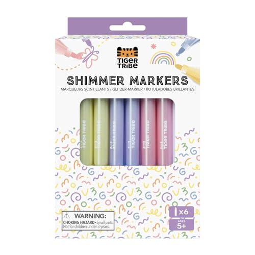 Tiger Tribe Shimmer Marker Set für kreatives Basteln und Zeichnen Tiger Tribe Shimmer Marker Set für kreatives Basteln und Zeichnen von Tiger Tribe