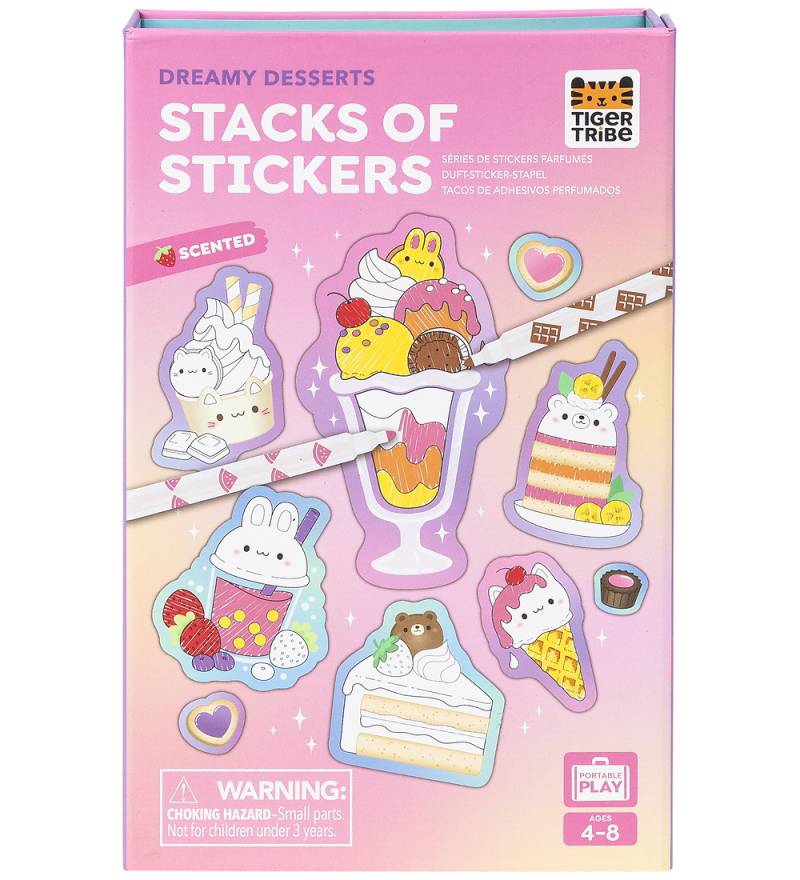 Tiger Tribe Stickers - Dreamy Desserts - Tiger Tribe - One Size - Sticker Tiger Tribe Stickers - Dreamy Desserts - Tiger Tribe - One Size - Sticker von Tiger Tribe