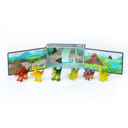 Tiger Tribe Tribe of Dinosaurs, 16 Stück, Dinosaurier und prähistorische Kreaturen, Mehrfarbig (3761407) von Tiger Tribe