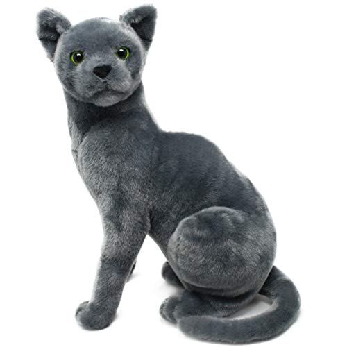 TigerHart Rae The Russian Blue Cat - 14 Inch Stuffed Animal Plush von TigerHart