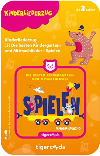 tigermedia tigercard Kinderliederzug Folge 3 Die besten Kindergartenlieder Bewegen Tanzen Spielen tigerbox Hörbox Hörbücher Hörspiele Kindermusik von tigermedia