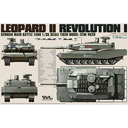 Tigermodel TG-4629 Modellbausatz German Main Battle Panzer Revolution I Leopard II Tigermodel TG-4629 Modellbausatz German Main Battle Panzer Revolution I Leopard II von Tigermodel