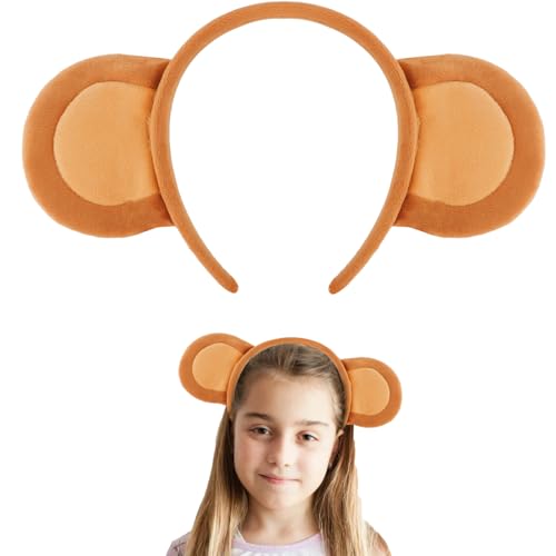 Tihebax Affenohren Stirnband Affe Stirnband Affe Stirnband Affe Kostüm für Erwachsene oder Frauen Mädchen Affenkostüme Set für Cosplay Festivals Outfit Tihebax Affenohren Stirnband Affe Stirnband Affe Stirnband Affe Kostüm für Erwachsene oder Frauen Mädchen Affenkostüme Set für Cosplay Festivals Outfit von Tihebax