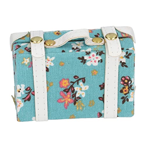 Tihebeyan 1: 6 Mini Mini Koffer Exquisite Dekoratives Gepäck für Kinderpuppen für die Rolle und Dekoration von Zuhause 3 X 2 X 1in (Blue) von Tihebeyan