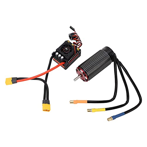 Tihebeyan 4092 1450 KV Bürstenloser Motor und ESC -Kombination 4 Pole Rotor 4200W Hohes Drehmoment für 1/7 1/8 RC -Autos mit Wasserdichtem 150A ESC und Explosionssicherem Rotor Tihebeyan 4092 1450 KV Bürstenloser Motor und ESC -Kombination 4 Pole Rotor 4200W Hohes Drehmoment für 1/7 1/8 RC -Autos mit Wasserdichtem 150A ESC und Explosionssicherem Rotor von Tihebeyan
