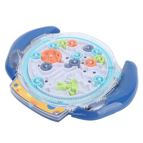 Tihebeyan Buntes 3D -Spiel für - Verbessert die Fähigkeiten Zur Konzentration und Geduld EIN Spielzeug in Einem Labyrinth in Einem Labyrinth Plastikball (Blue) von Tihebeyan