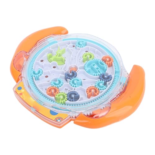 Tihebeyan Buntes 3D -Spiel für - Verbessert die Fähigkeiten Zur Konzentration und Geduld EIN Spielzeug in Einem Labyrinth in Einem Labyrinth Plastikball (ORANGE) von Tihebeyan